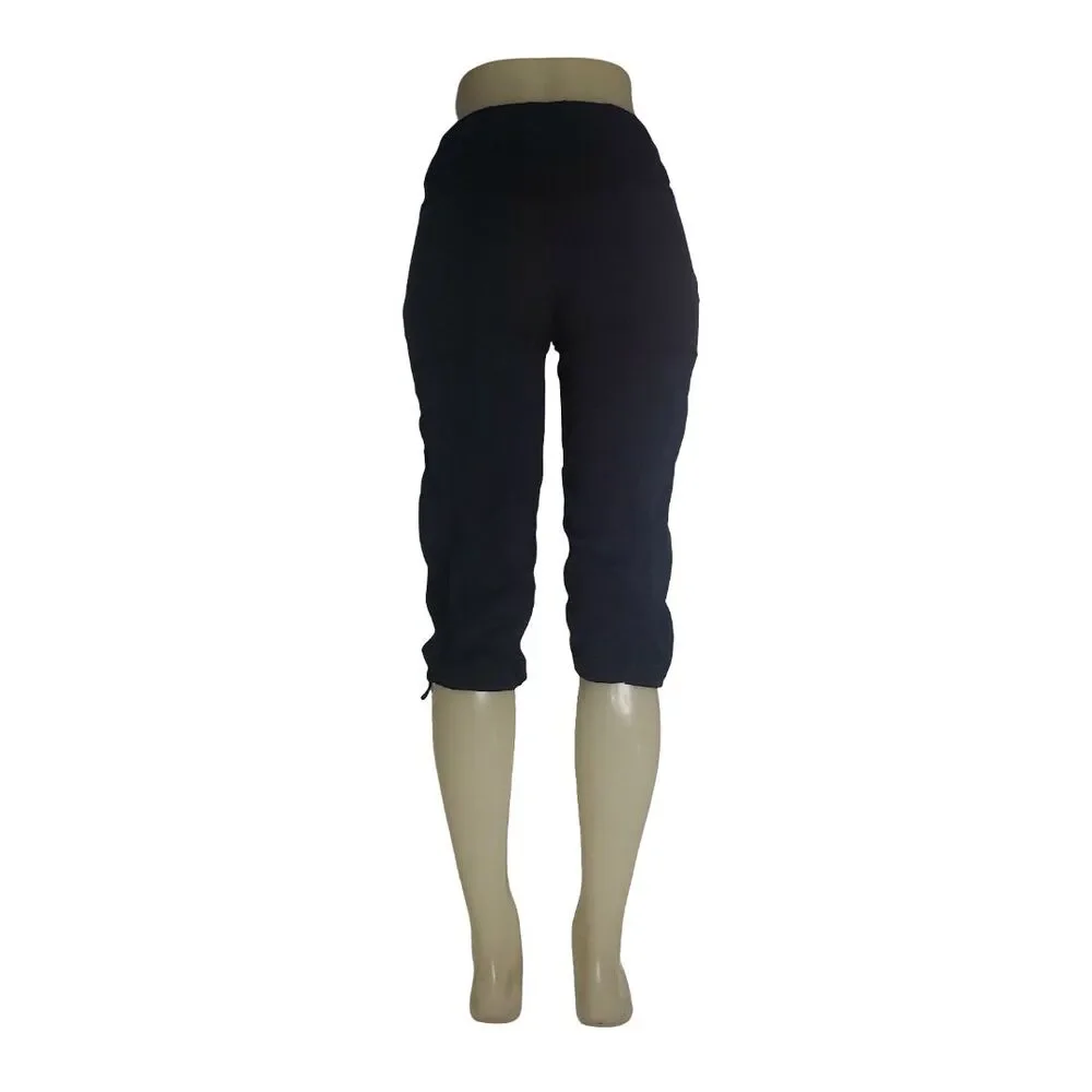 Lululemon Pants Womens 4 Capri Drawstring Stretch Ruched Athletic Active Yoga